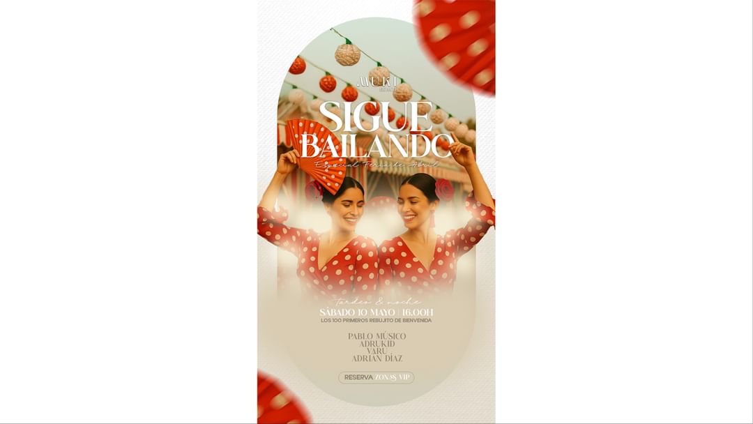 SIGUE BAILANDO-Eventplakat
