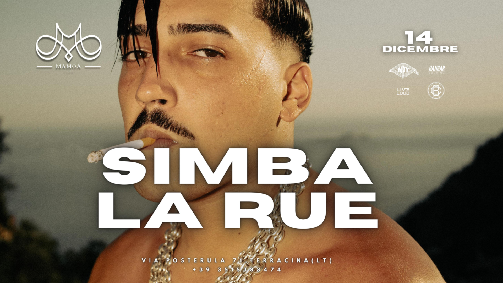 SIMBA LA RUE LIVE - 14/12 25€ PISTA image