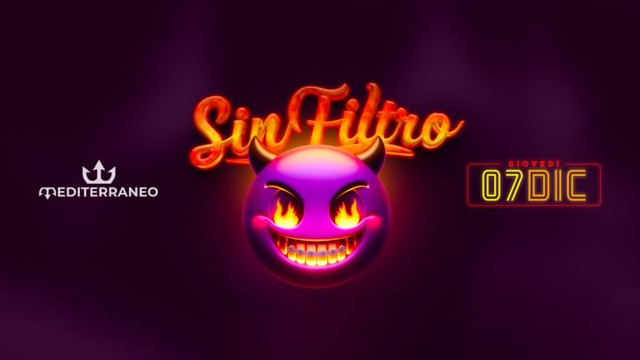 Cover for event: SIN FILTRO x MEDITERRANEO