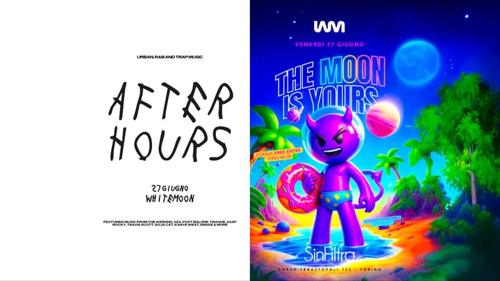 Cover for event: SIN FILTRO & AFTERHOURS - Free Entry Donna fino 00.30