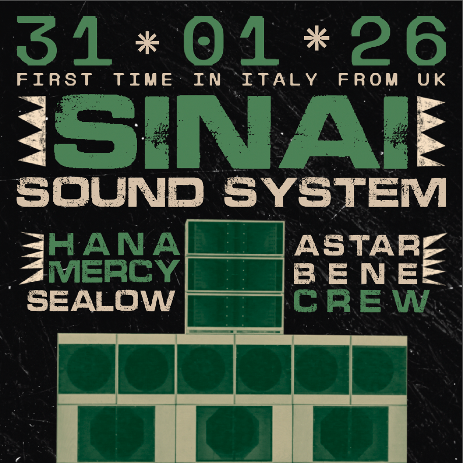 SINAI SOUND SYSTEM - 31 GENNAIO 2026 @ Fusolab, Roma image
