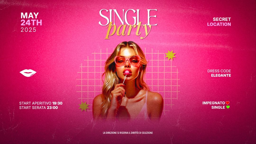Copertina evento Single Party