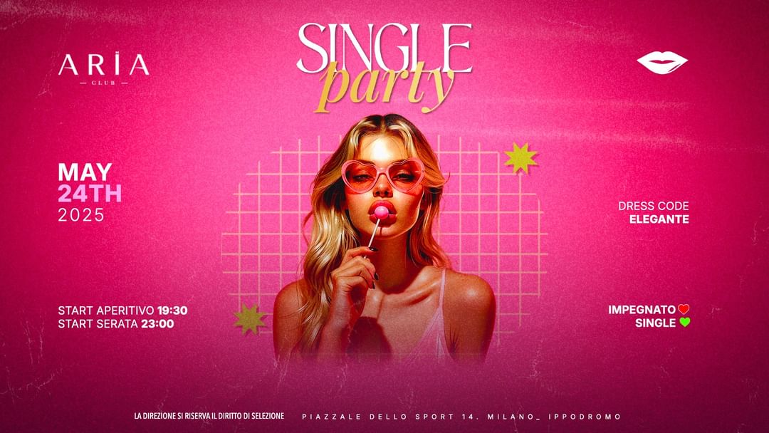 Single Party event cover