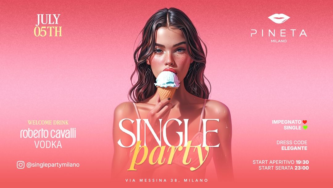 Cartell de l'esdeveniment Single Party