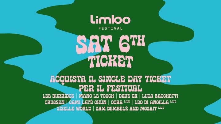 Cover for event: SINGLE TICKET - SATURDAY JULY 6th