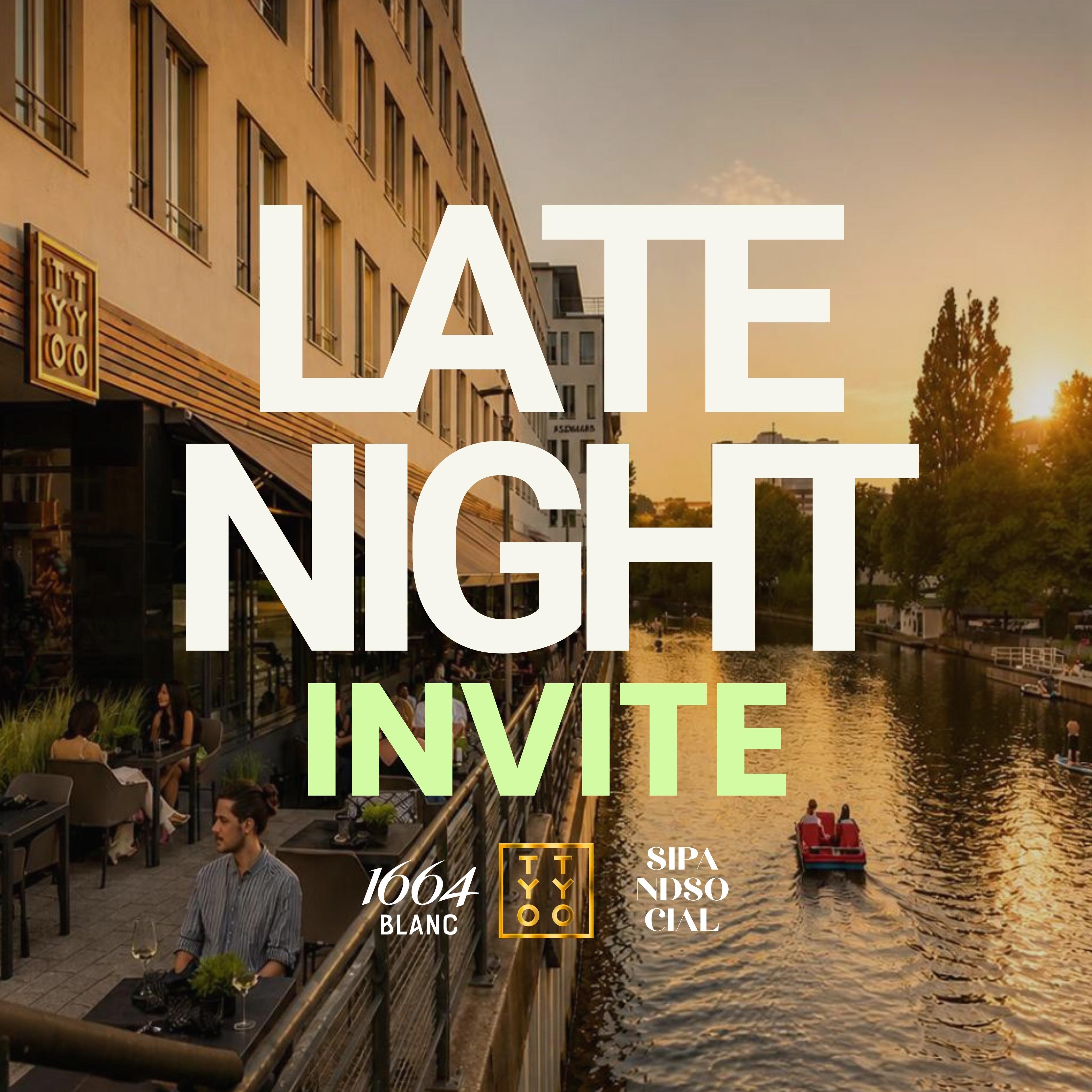 SIP AND SOCIAL - LATE NIGHT image