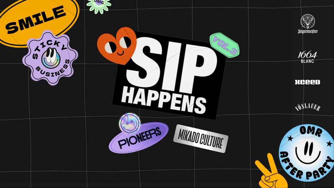 Cartell de l'esdeveniment Sip Happens