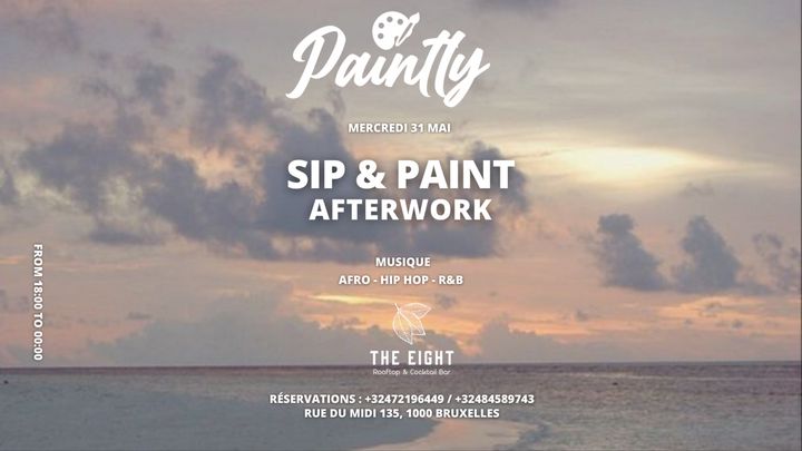 Cover for event: Sip & Paint By Paintly
