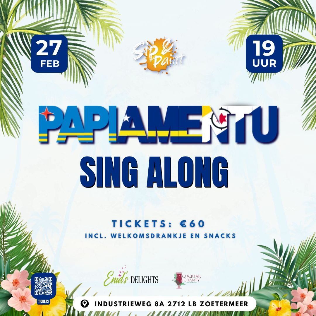 Sip & Paint Sing a long Papiamentu Editie image