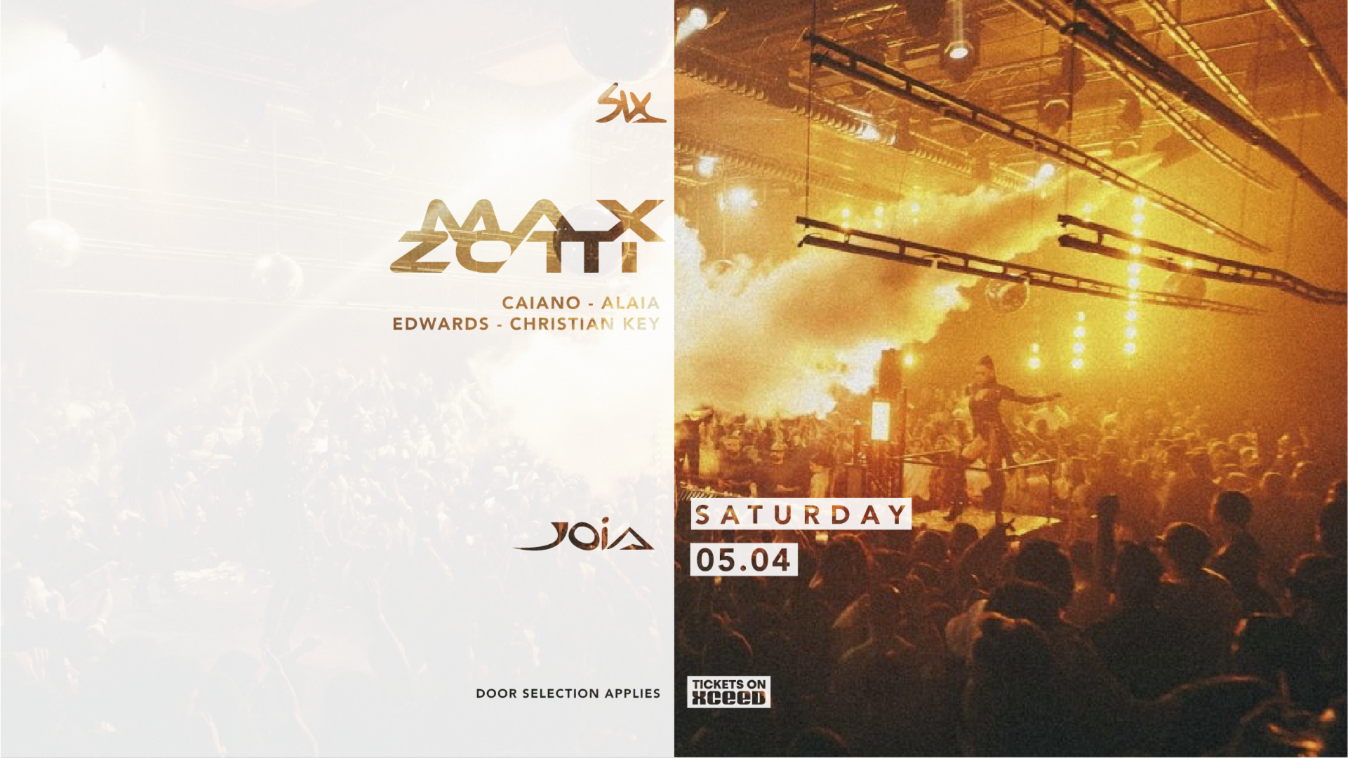 SIX invites MAX ZOTTI image