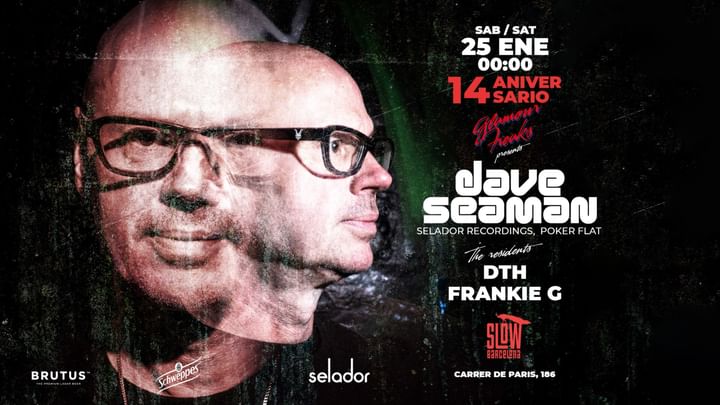 Cover for event: ★ DAVE SEAMAN at Slow Club | 14th Anniversary Night