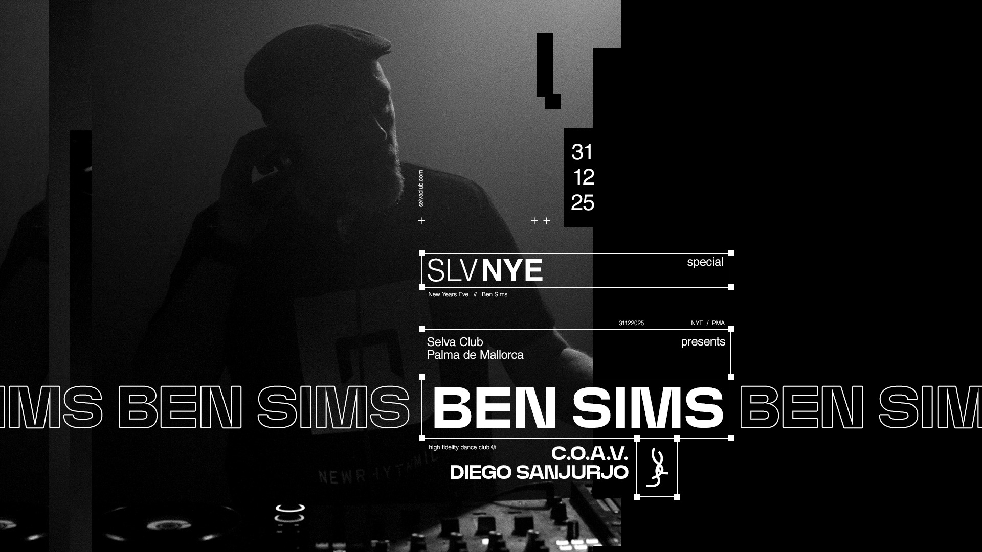 SLV NYE special w/BEN SIMS - C.O.A.V. - Diego Sanjurjo image