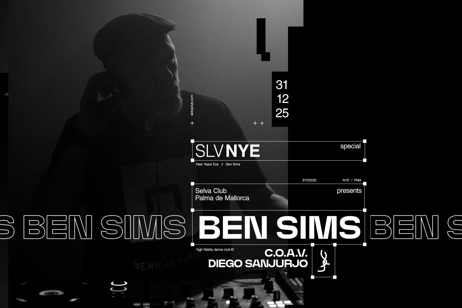 SLV NYE special w/BEN SIMS - C.O.A.V. - Diego Sanjurjo image