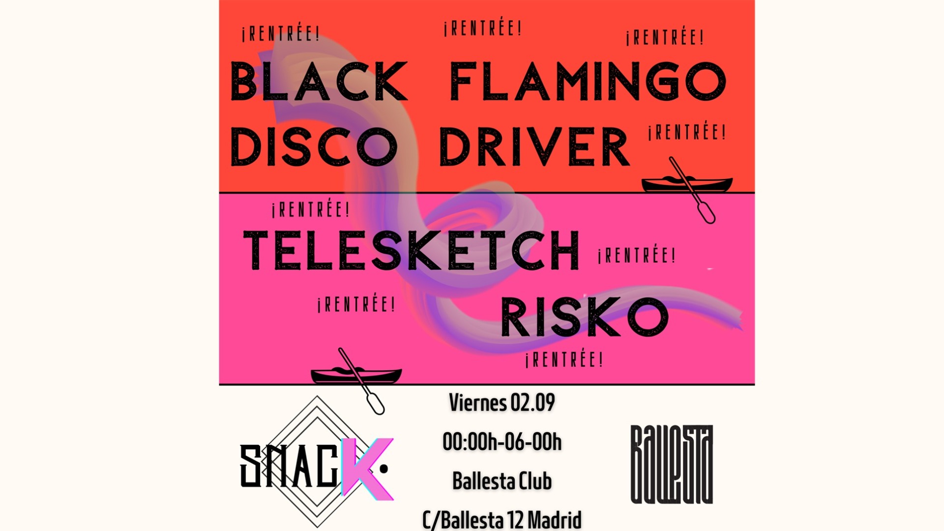 SNACK: Black Flamingo Disco Driver + Telesketch + Risko image