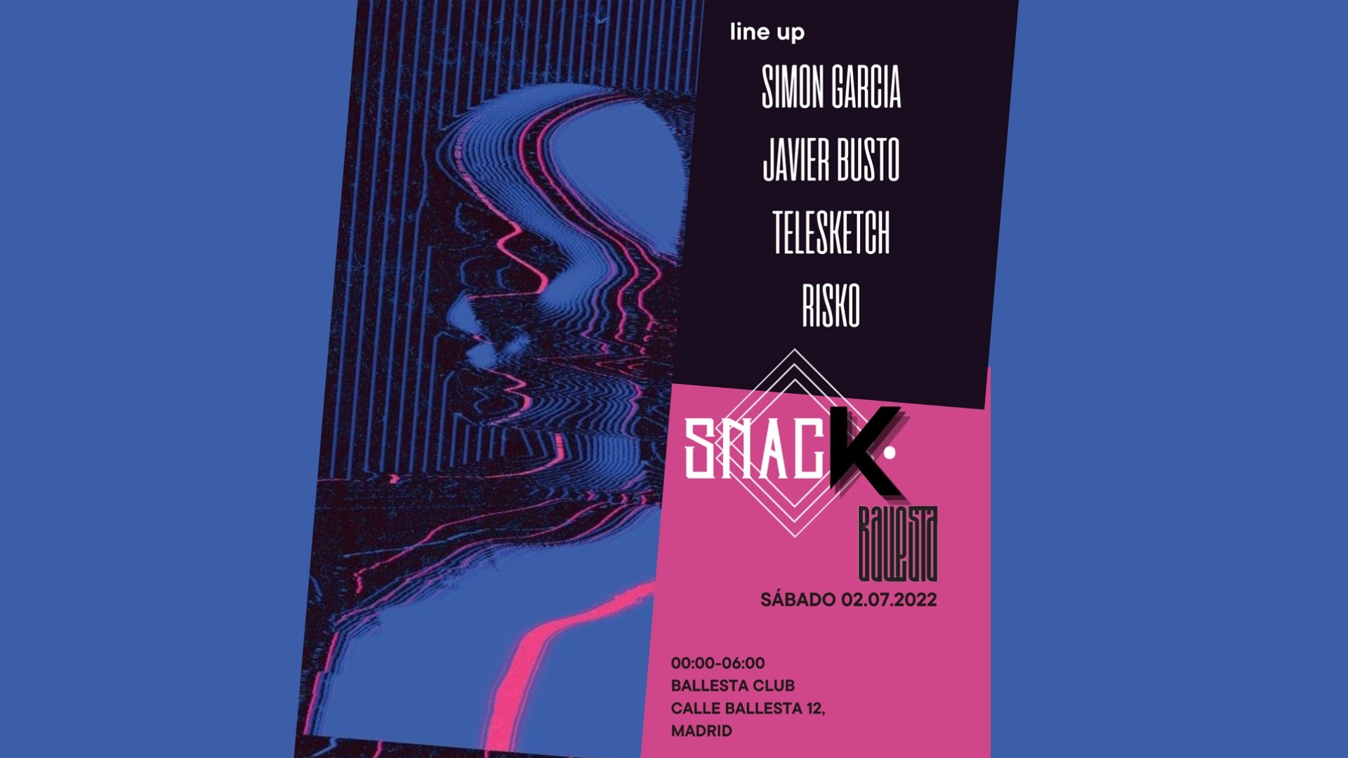 SNACK: Simon García + Javier Busto + Telesketch + Risko image