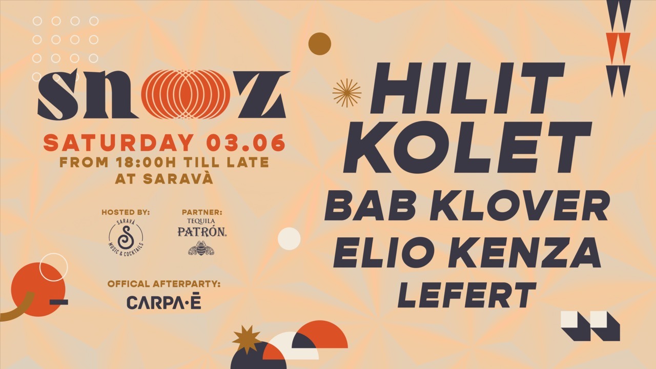 SNOOZ x SARAVÀ image