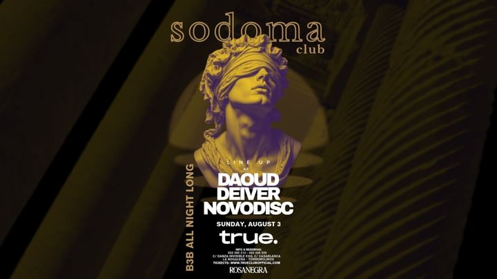 Cover for event: SODOMA CLUB - B3B ALL NIGHT LONG - DAOUD, DEIVER Y NOVODISC
