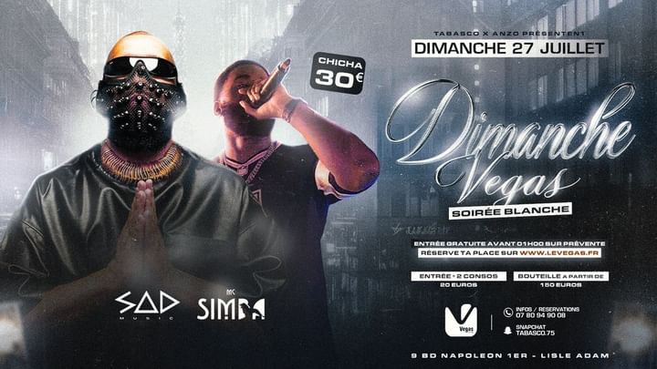 Cover for event: DIMANCHE - SOIRÉE BLANCHE 