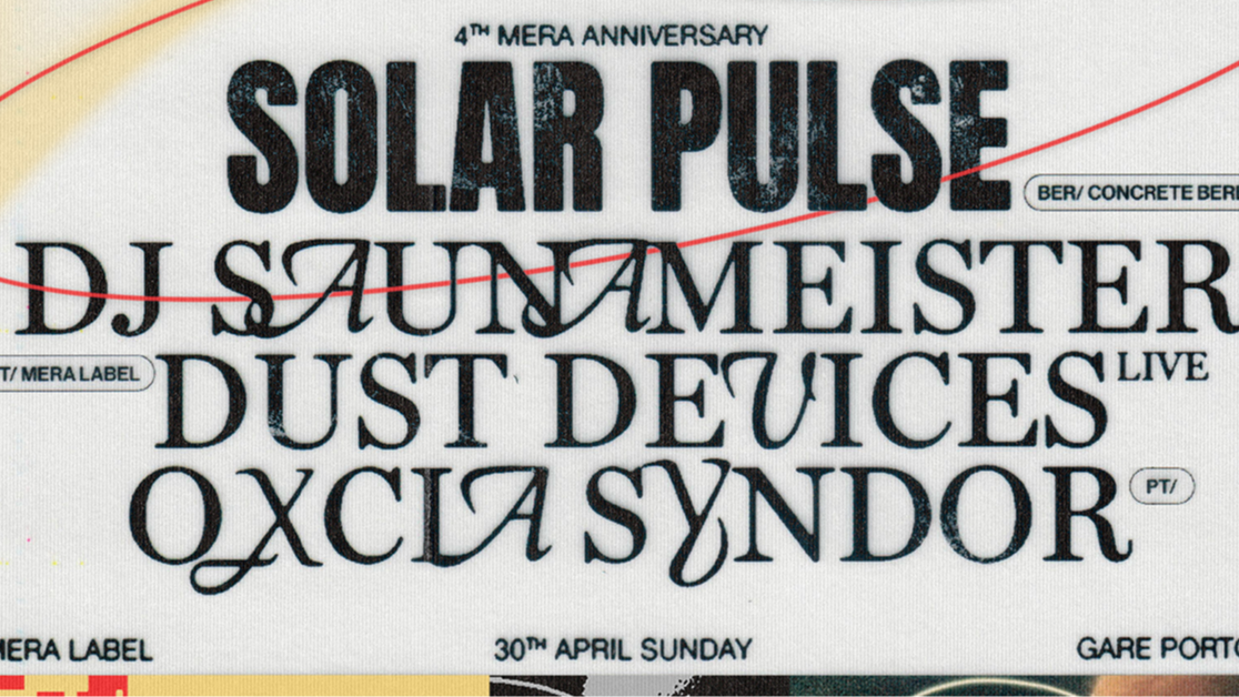 Solar Pulse * DJ Saunameister + Dust Devices live + Oxcia Syndor  image