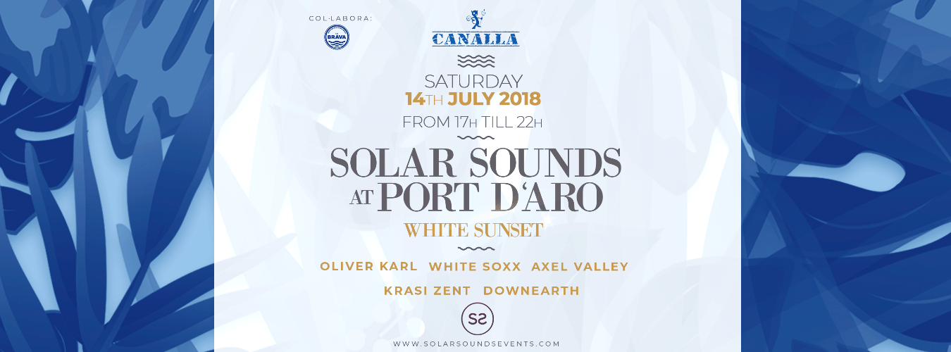Solar Sounds at Port D‘Aro - White Sunset image
