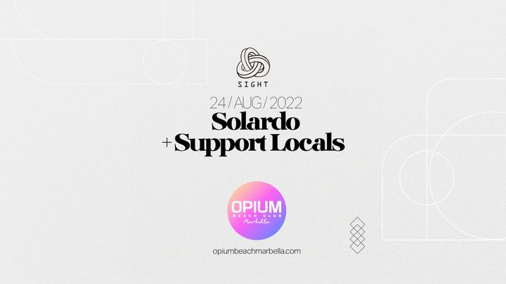 Cover for event: SOLARDO & SUPPORT LOCALS