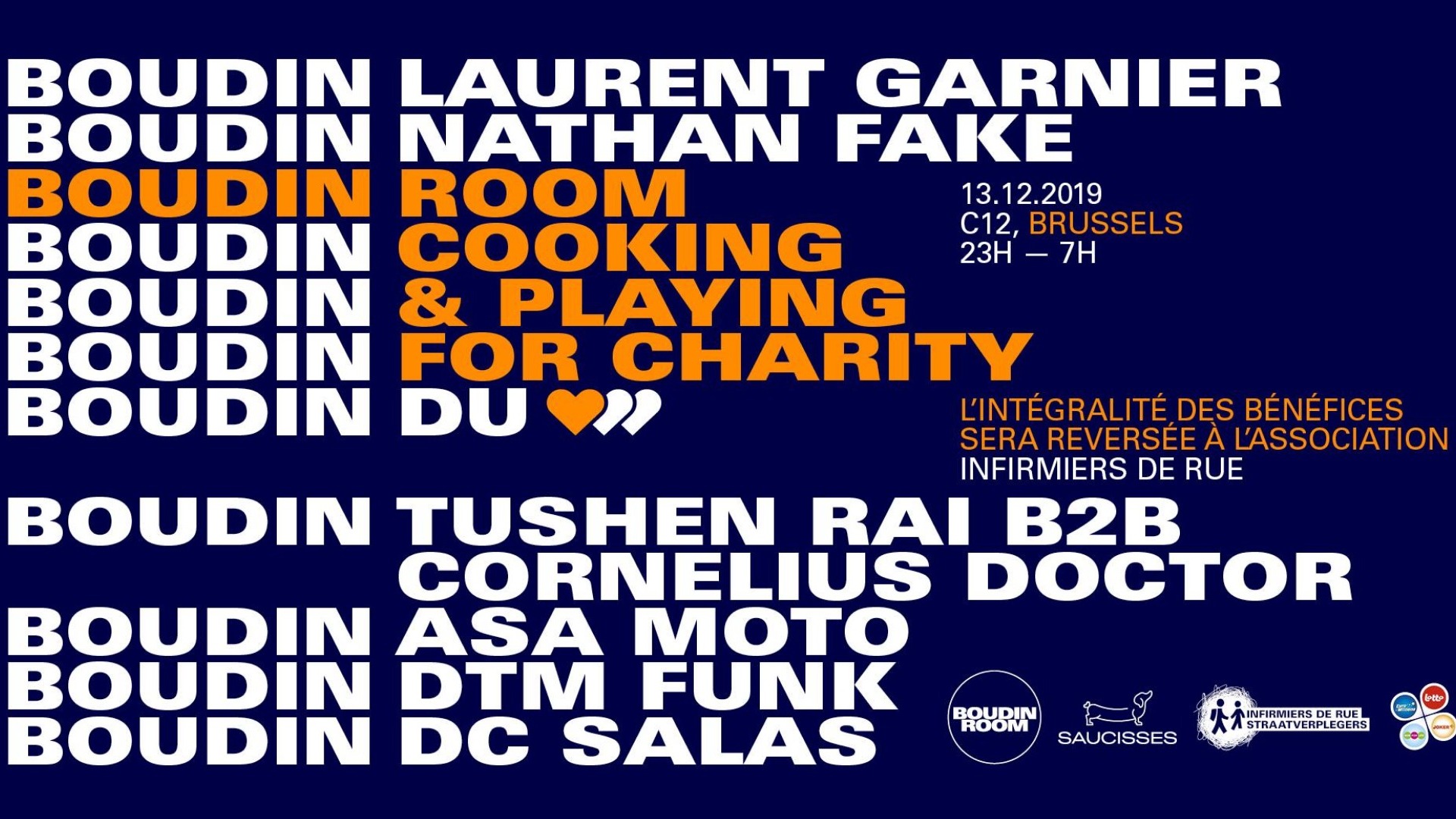 SOLD OUT - C12 x Boudin Room • Laurent Garnier / Nathan Fake