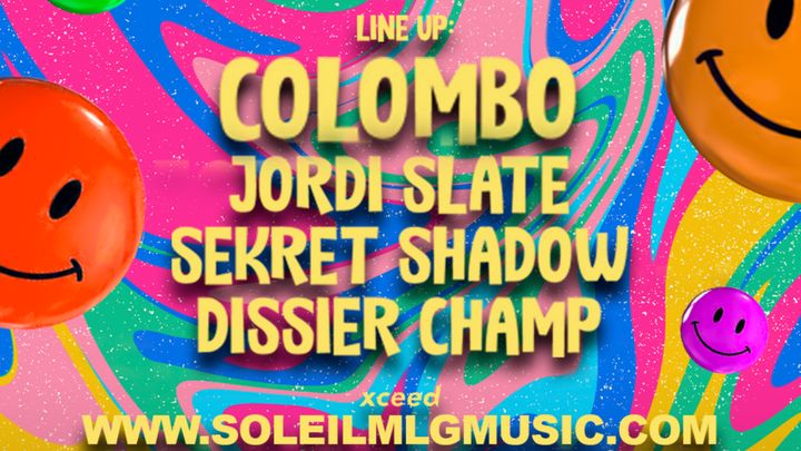 Cover for event: SOLEIL PRESENTA ONLY BREAKBEAT CON COLOMBO, JORDI SLATE, SEKRET CHADOW Y DISSIER CHAMP