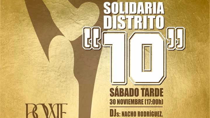 Cover for event: Solidaria DISTRITO 10 - Bowie Show Disco