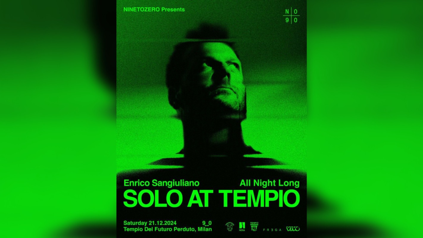 SOLO at Tempio: Enrico Sangiuliano all night long image