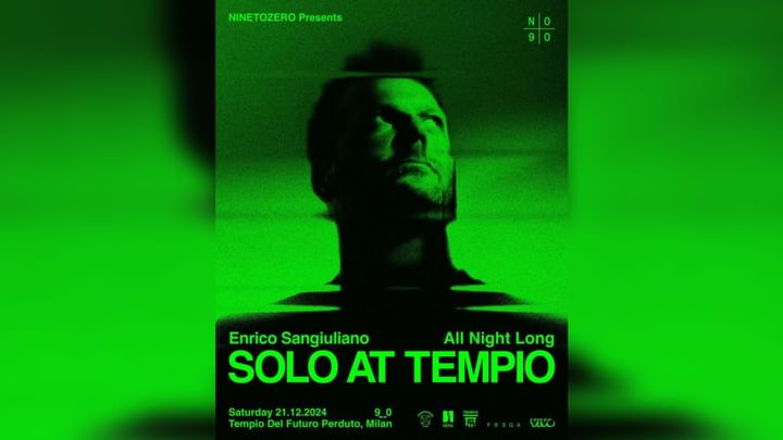 Cover for event: SOLO at Tempio: Enrico Sangiuliano all night long