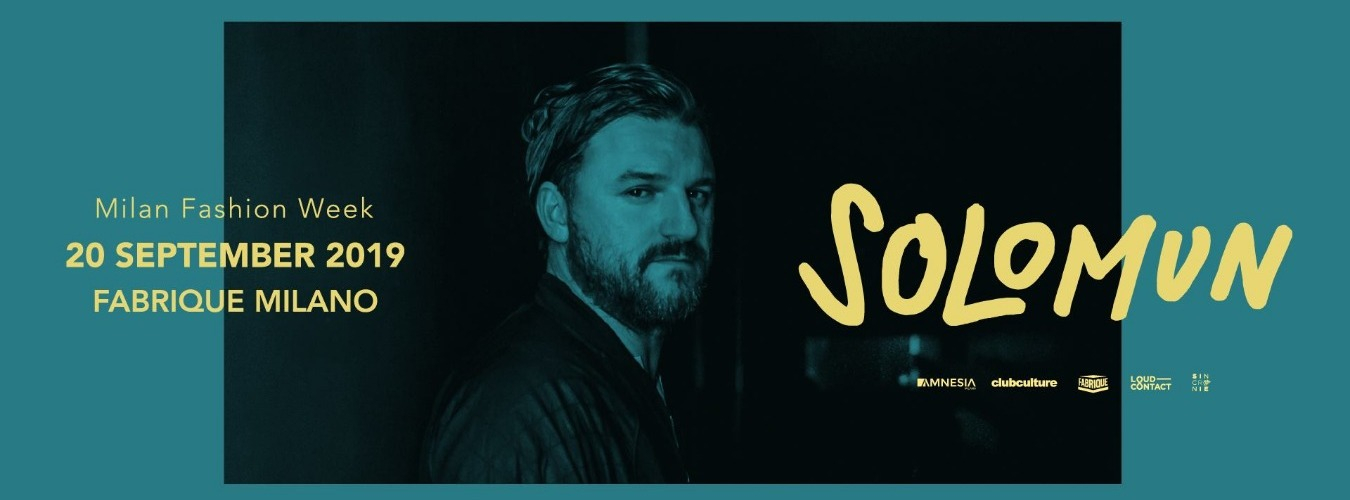 Solomun at Fabrique Milano