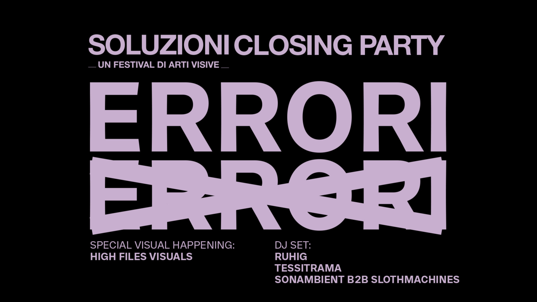 SOLUZIONI Closing Party - ERRORI image