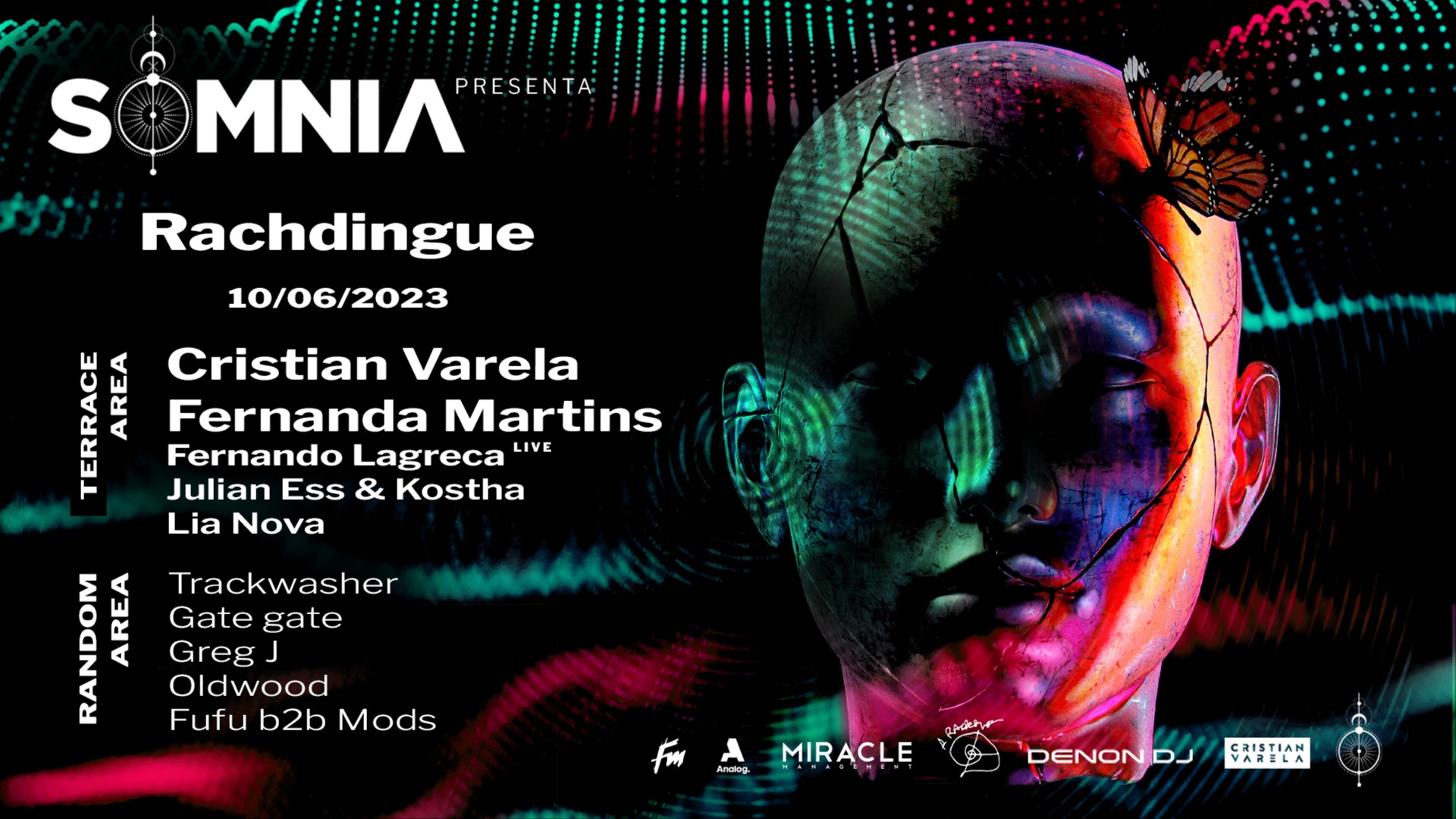 SOMNIA pres. CRISTIAN VARELA + FERNANDA MARTINS - OPEN AIR image