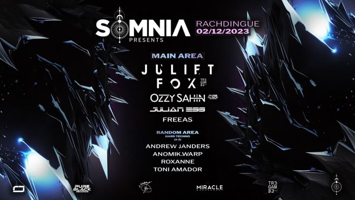Cover for event: SOMNIA NIGHT W/ JULIET FOX ( DRUMCODE )
