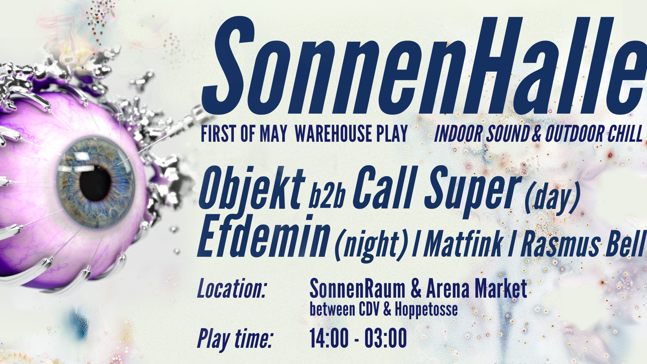 SonnenHalle - 1st of May Day to Night - New off-location Warehouse central Kreuzberg image
