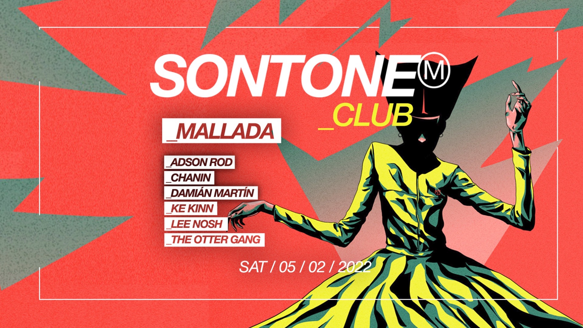 SONTONE _CLUB / SAB / 5 / FEB / 2022 image
