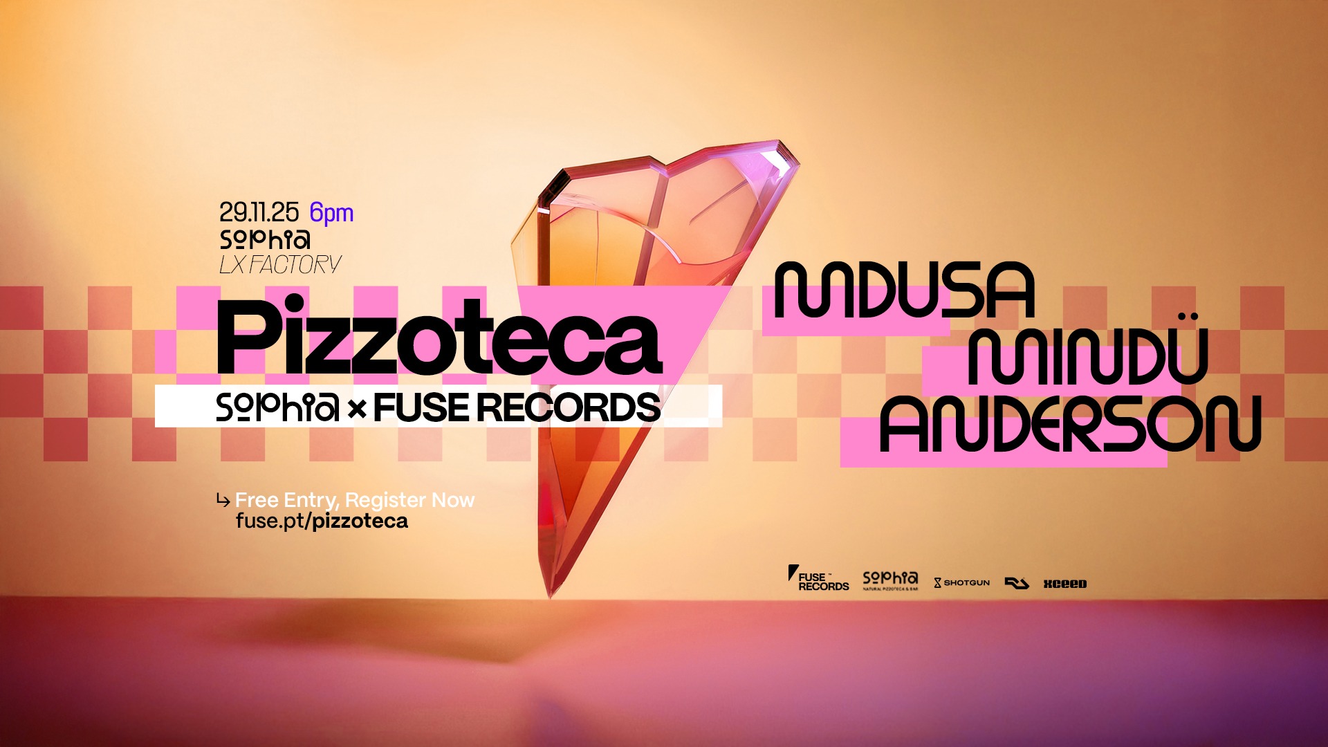Sophia x Fuse Records: Pizzoteca (Free Entry) image