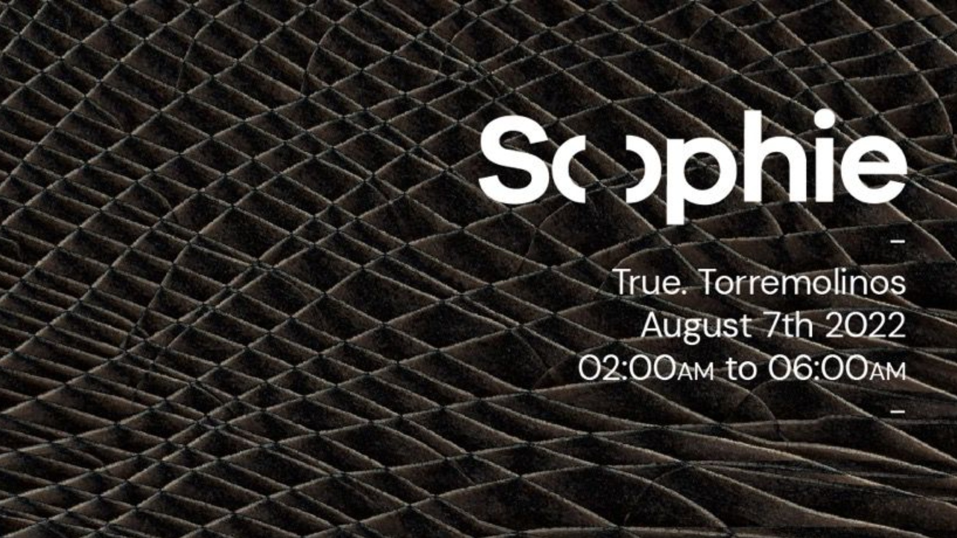 Sophie Official Afterparty - Secret Guest