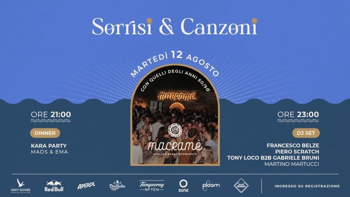 Cover for event: SORRISI e CANZONI Karaoke e Party @ Macramé