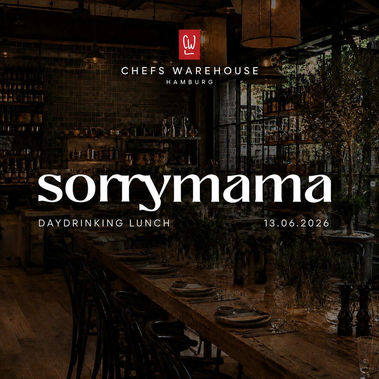 sorrymama Lunch Daydrinking x Chefs Warehouse image