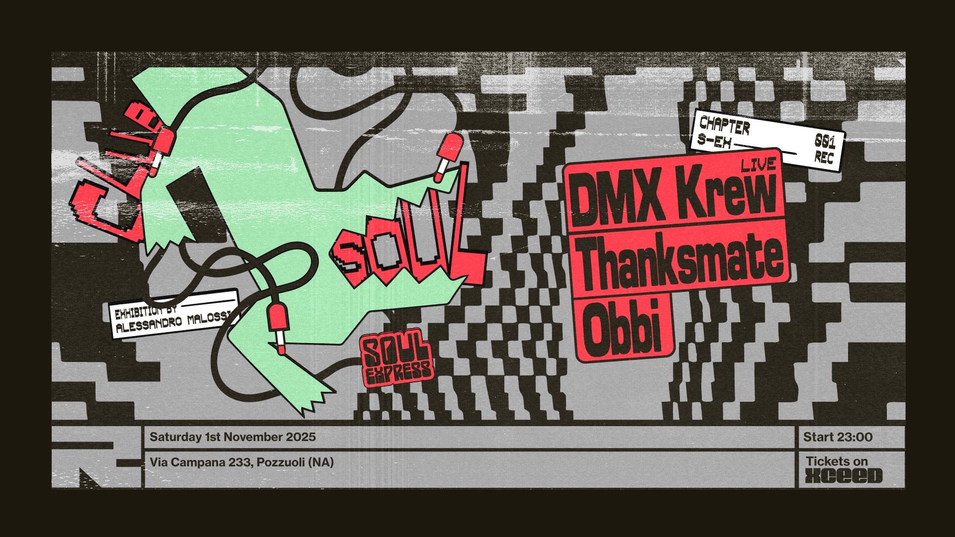 Soul Express at REC | DMX Krew, Thanksmate, Obbi + Exhibition by Alessandro Malossi image