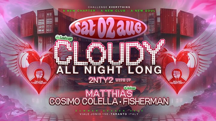 Cover for event: Sound Department 02 August w/ CLOUDY and MATTHIAS
