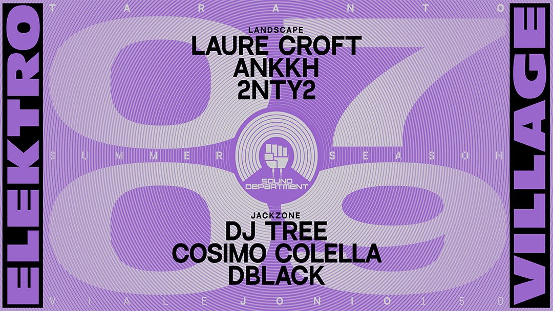 SOUND DEPARTMENT 07 Sept w/ LAURE CROFT,ANKKH and DJ TREE image