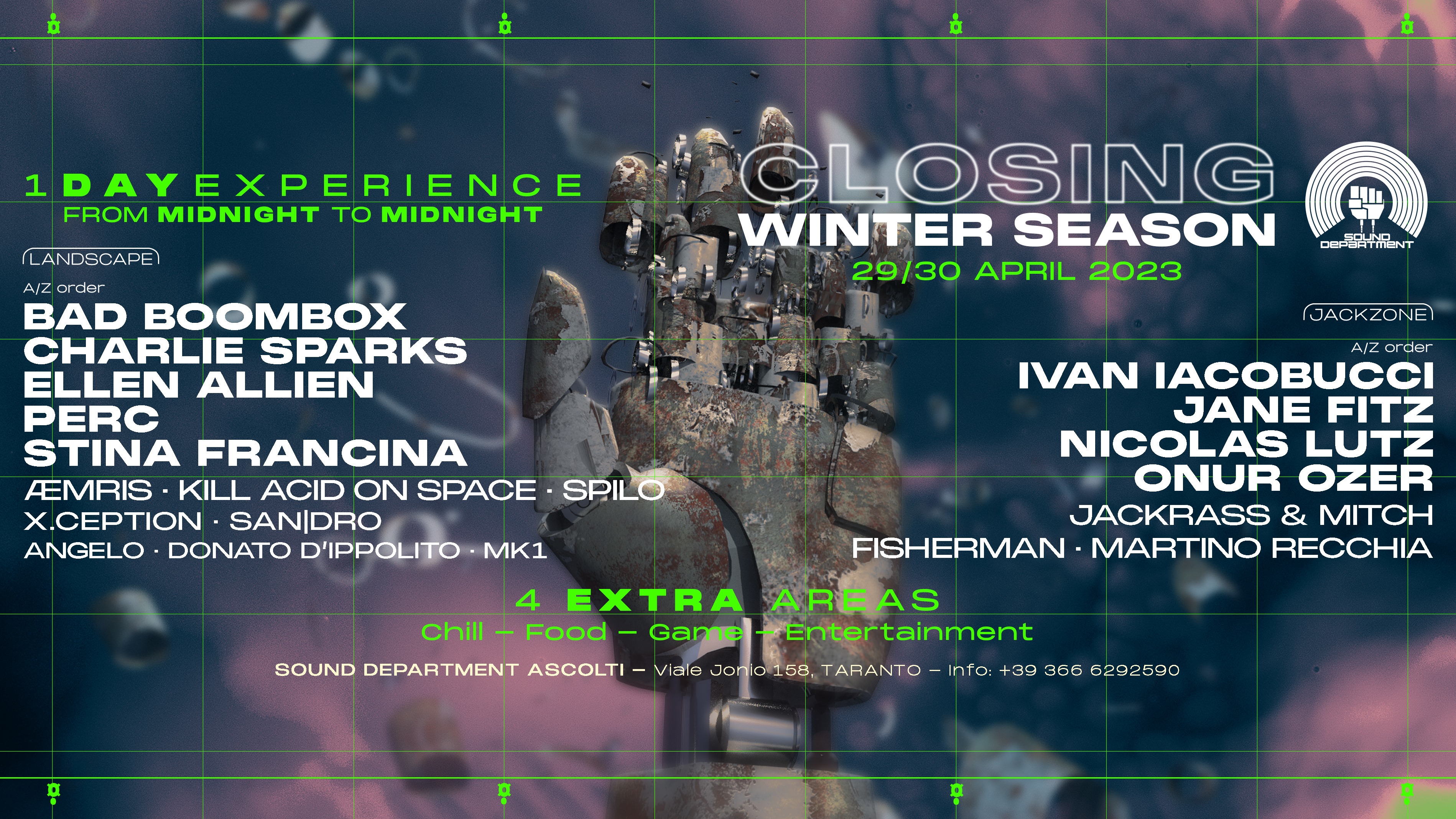 Sound Department 1 Day Experience 29-30 April Winter Season Closing  image