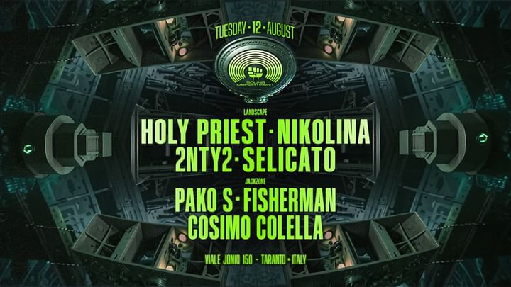 Cover for event: SOUND DEPARTMENT 12 AUGUST W/HOLY PRIEST, NIKOLINA and PAKO S