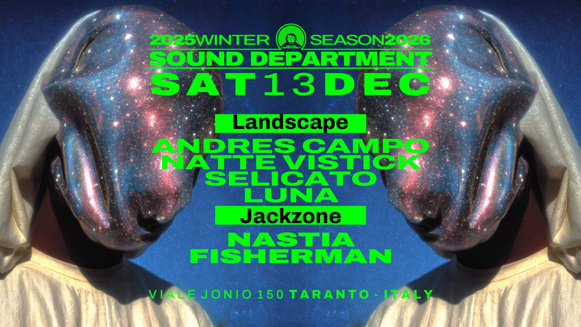 Sound Department 13 Dec w/Andres Campo Natte Visstick and Nastia  image