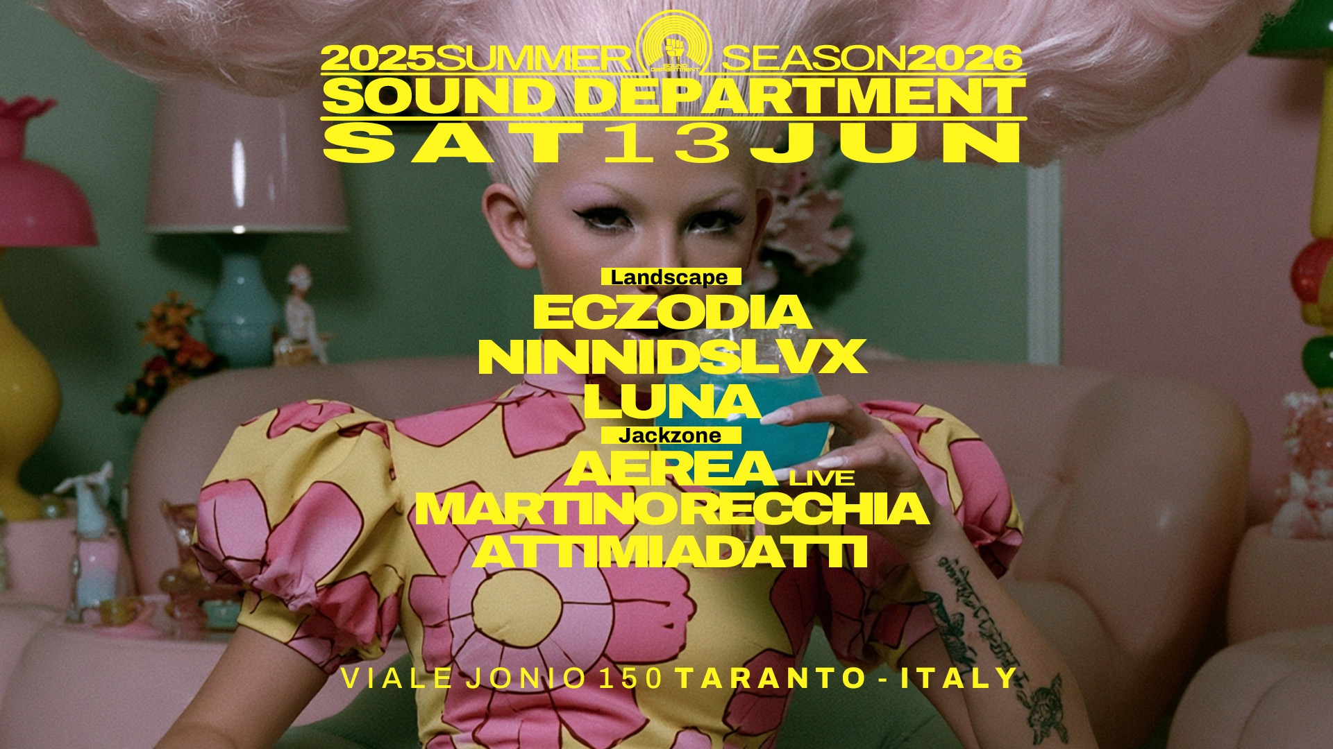 SOUND DEPARTMENT 13 JUNE W/ECZODIA and AEREA image