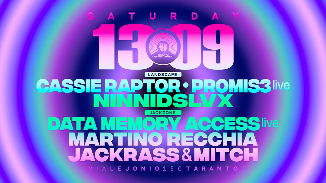 Sound Department 13 Set w/Cassie Raptor, Promis3 and Data Memory Access image