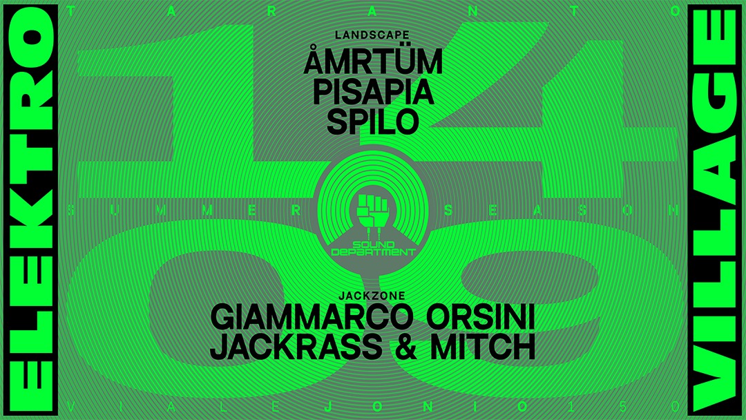 SOUND DEPARTMENT 14/9 w/ ÅMRTUM, PISAPIA and GIAMMARCO ORSINI image