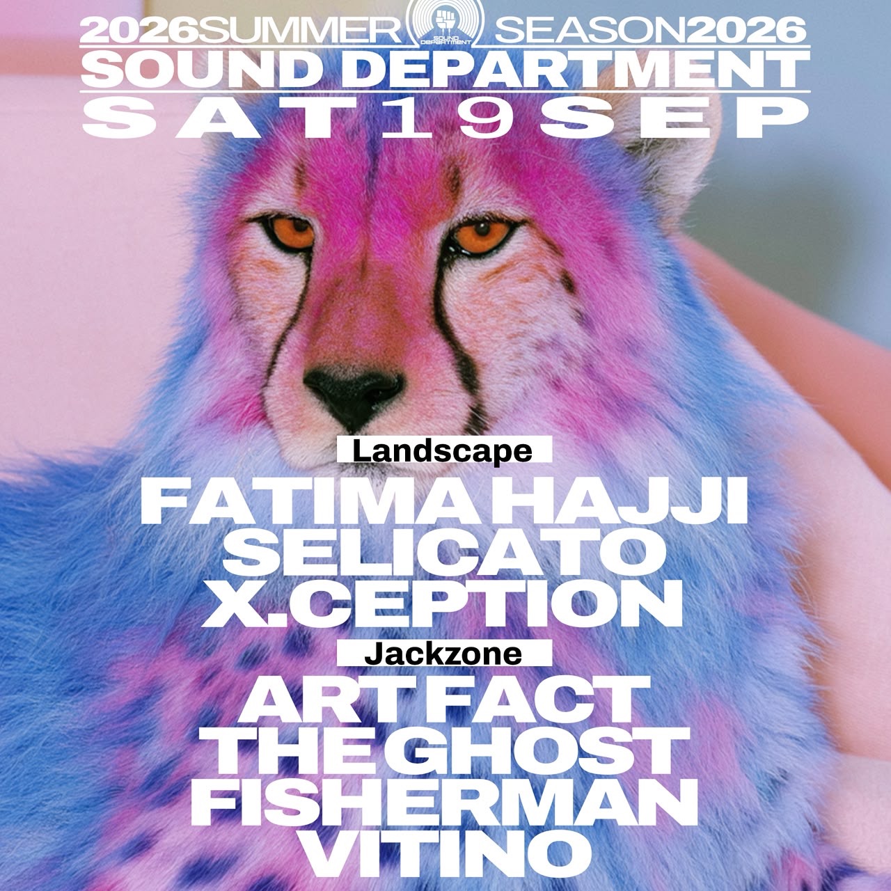 SOUND DEPARTMENT 19 Settembre w/ FATIMA HAJJI, ART FACT and THE GHOST image